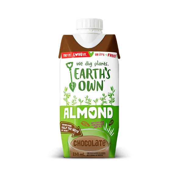 Earth's Own Almond Chocolate Milk 250ML (3 bottles)