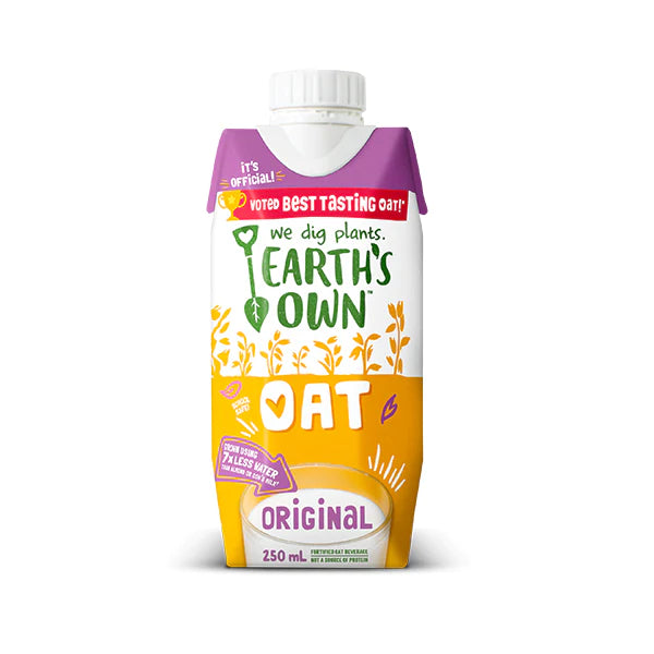Earth's Own Original Oat Milk 250ML (3 bottles)
