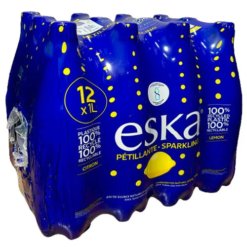 ESKA - CARBONATED LEMON WATER 12x1 LT