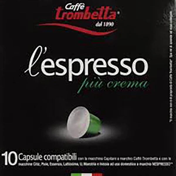 Trombetta Espresso Piu Crema 10EA