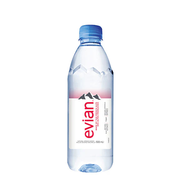 EVIAN - SPRING WATER PLASTIC 24x500 ML