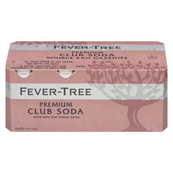 Fevertree Club Soda Cans 150ML (24 bottles)