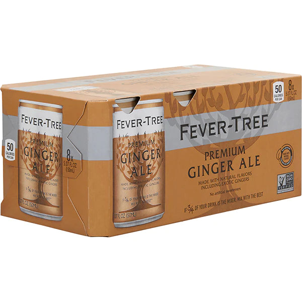 Fevertree Ginger Ale Cans 150ML (24 bottles)