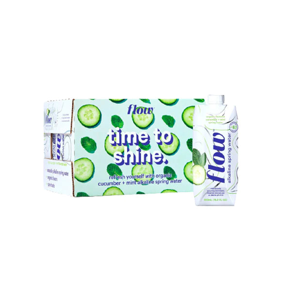 Flow Water Cucumber Mint 500ML (12 bottles)