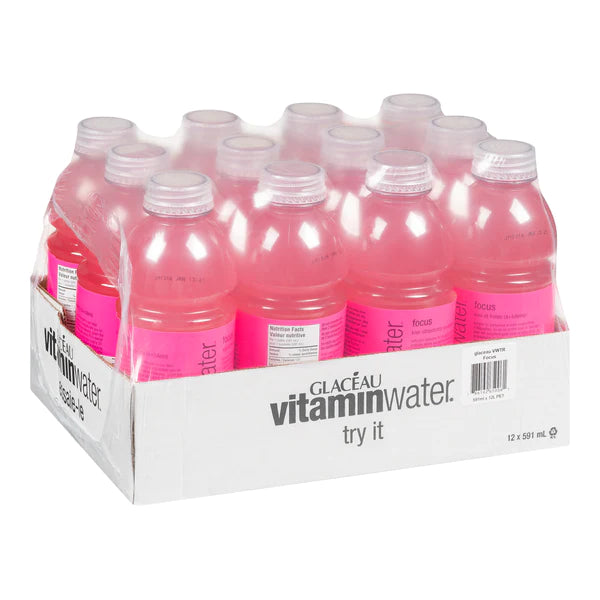 Vitamin Water Focus 591ML (12 Bottles)