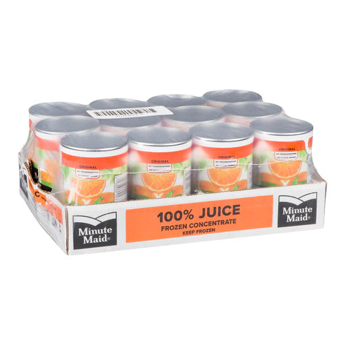 MINUTE MAID - 100% PURE ORANGE JUICE 12x295ML