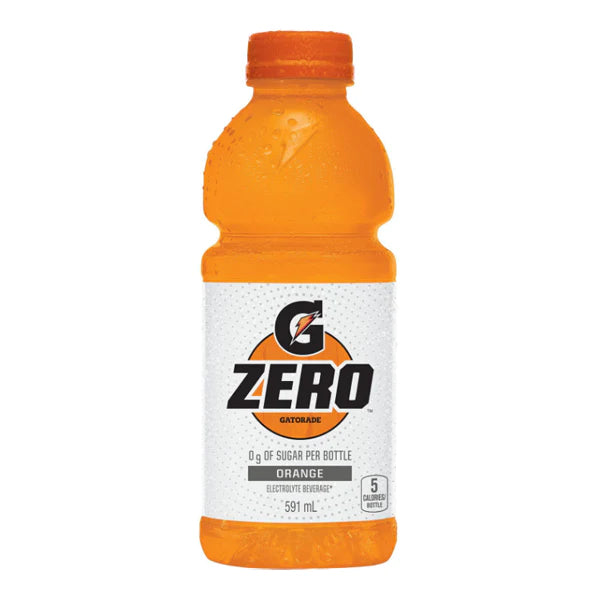 Gatorade Orange G Zero Sugar 591ML (12 bottles)