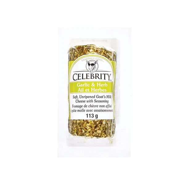 Celebrity Herb & Garlic Goat Cheese 113g