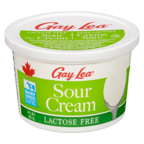 Gay Lea Lactose Free Sour Cream 14% 450ml