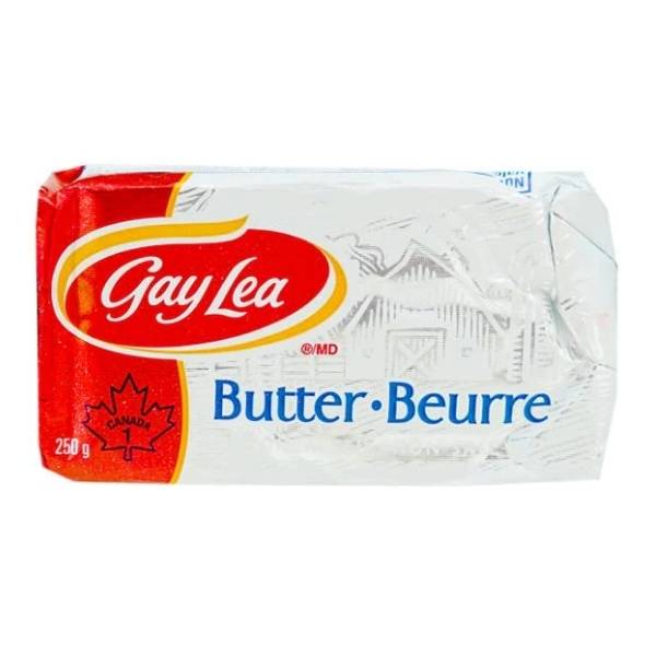 Gay Lea Unsalted Butter (250g)