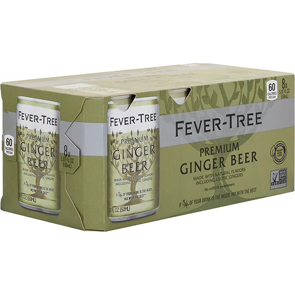 Fevertree Ginger Beer Cans 150ML (24 bottles)