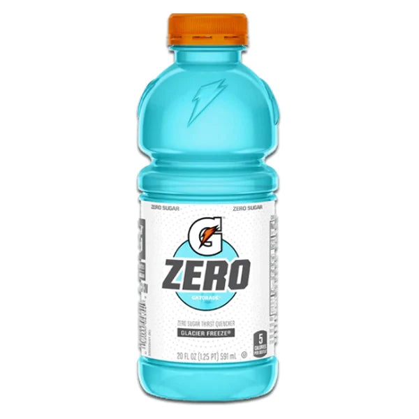 Gatorade Zero Glacial Freeze 591ML (12 bottles)