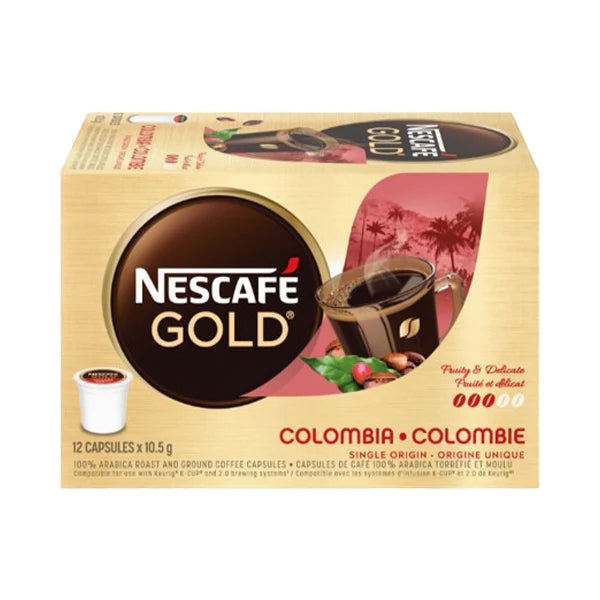 Nescafe Gold Colombia Capsules 10.5g (12 capsules)