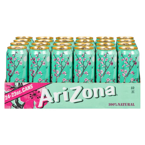 ARIZONA - GREEN TEA CANS 24x680 ML