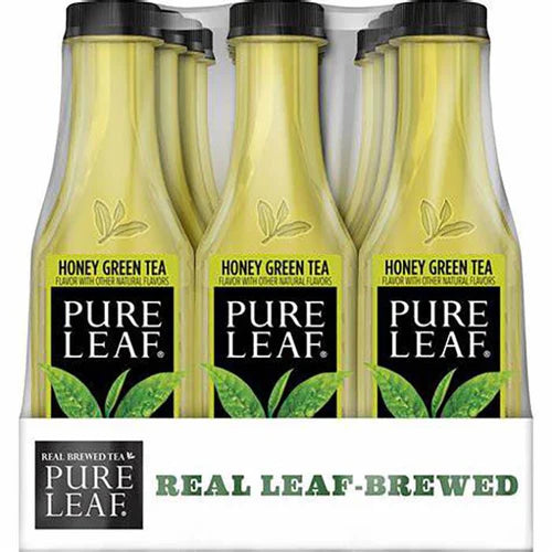 LIPTON PURE LEAF - GREEN TEA WITH HONEY 12x547 ML