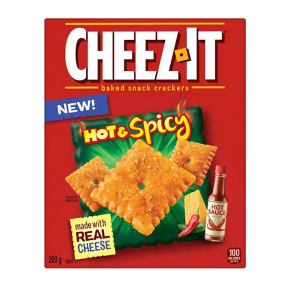 Kelloggs Cheez It Hot Spicy Cracker 200g