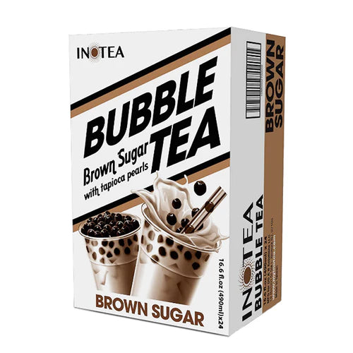 INOTEA - BROWN SUGAR BUBBLE TEA 24x490 ML