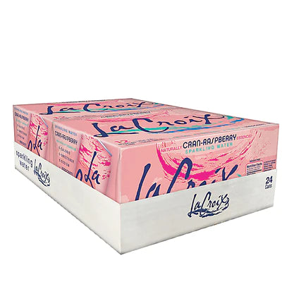 La Croix Cranberry Raspberry Sparkling Flavoured Water 8x355ML