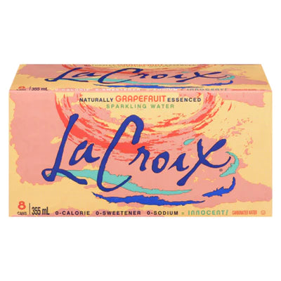 La Croix Sparkling Grapefruit Water 8x355ML