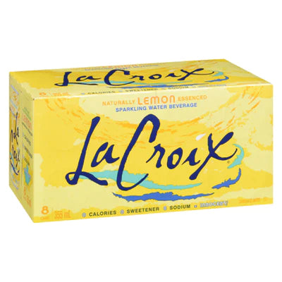 La Croix Sparkling Lemon Water 8x355ML