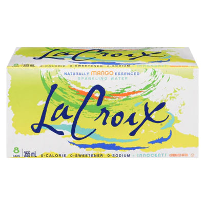 La Croix Sparkling Flavoured Water Mango 8x355ML