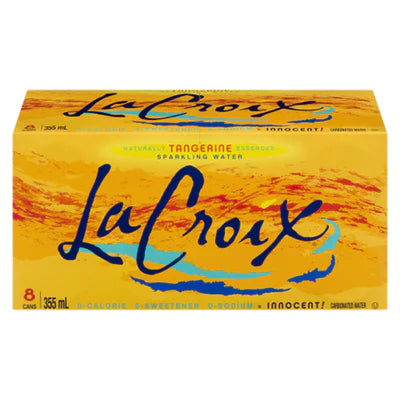 La Croix Sparkling Tangerine Water 8x355ML