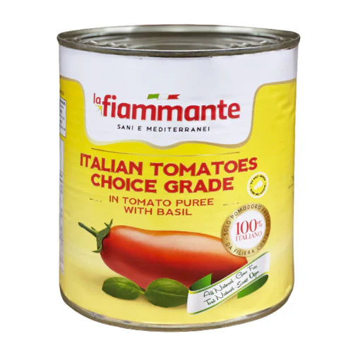 LA FIAMMANTE Whole Peeled Tomatoes 6x100OZ