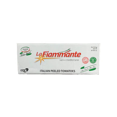 LA FIAMMANTE Whole Peeled Tomatoes 6x100OZ