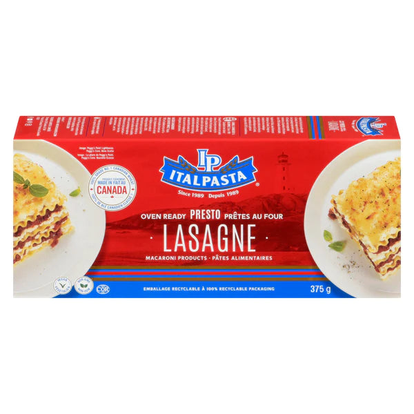 Italpasta Lasagna Oven-Ready 375g