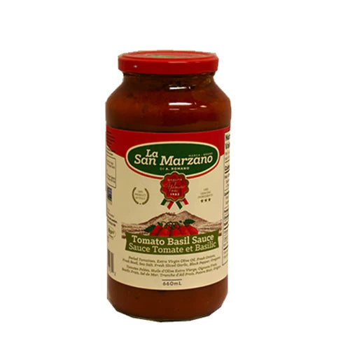 LA SAN MARZANO Tomato & Basil 6x660 ML