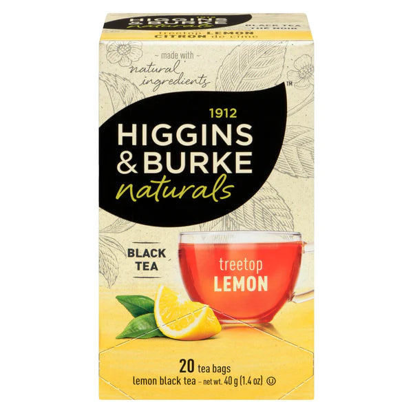 Higgins & Burke Lemon Tea 20ea