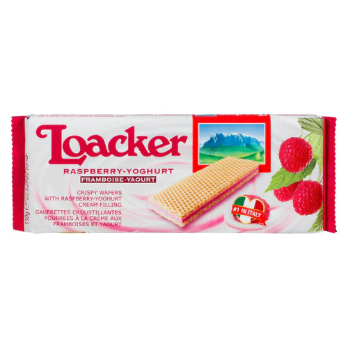 Loacker Wafers Raspberry Yogurt 150g