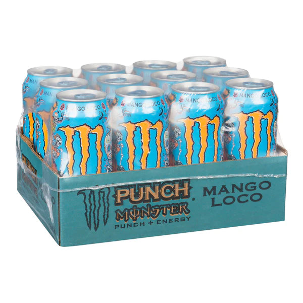 MONSTER - ENERGY MANGO LOCO 12x473ML