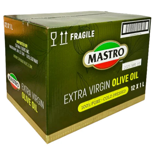 MASTRO - EXTRA VIRGIN OLIVE OIL 12x1 LT