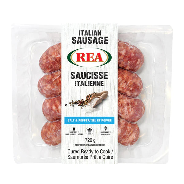 REA - FROZEN MILD ITALIAN SAUSAGES 720GR