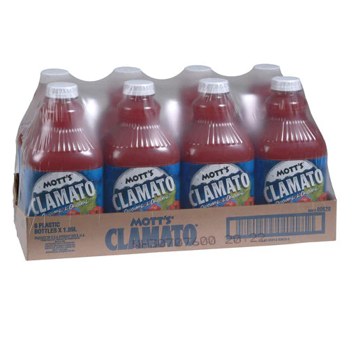 MOTTS - CLAMATO REGULAR PLASTIC 8x189 LT