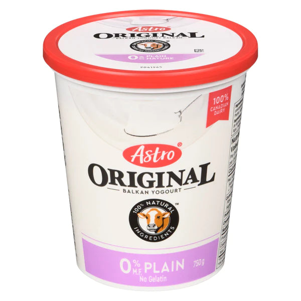 No Fat Yogurt Plain (750gr)