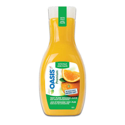 OASIS - PREMIUM ORANGE JUICE WITH PULP 8x1.5 LT