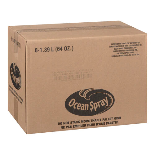 OCEAN SPRAY - CRANBERRY COCKTAIL 8x1.89LT