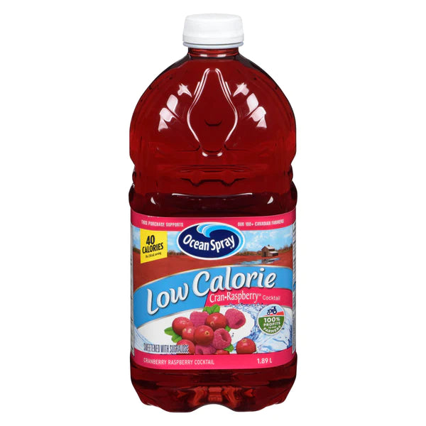 Ocean Spray Cranberry Raspberry Low Calorie (1.89LT)