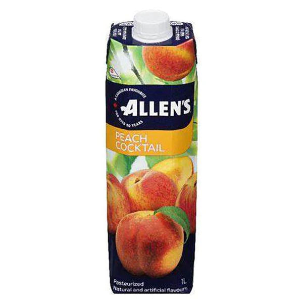 Allen's Peach Cocktail, 1 Liter – Lusciously Sweet