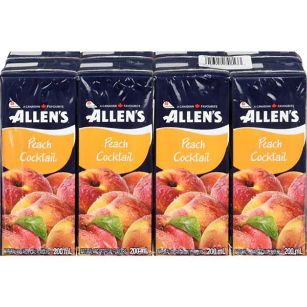 ALLENS Peach Cocktail, 8x200ML Tetra Pack – Juicy and Refreshing