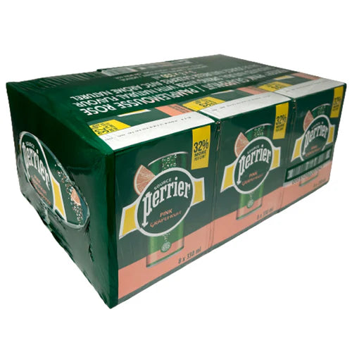 PERRIER - SLIM CANS GRAPEFRUIT 3x8x330 ML