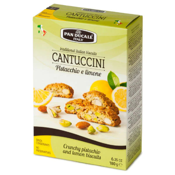 Pan Ducale Cantuccini Pistachio & Lemon Cookies (180g)