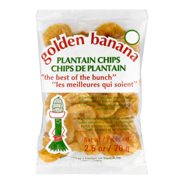 Golden Banana Plaintain Chips 70g