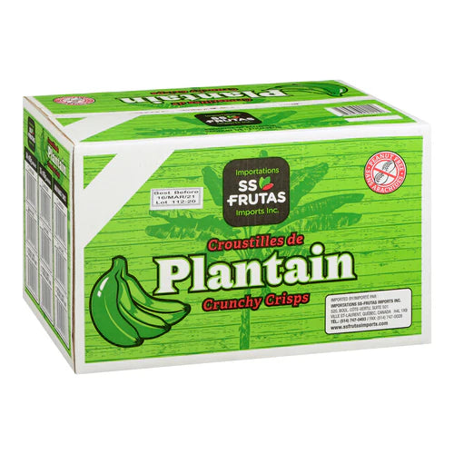 SS FRUTAS - PLANTAIN CRISPS SALTED 50x85 GR