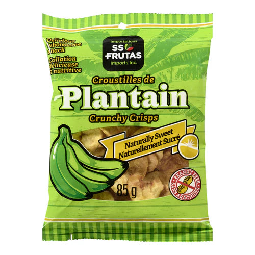 SS FRUTAS - PLANTAIN CRISPS SWEETS 50x85 GR