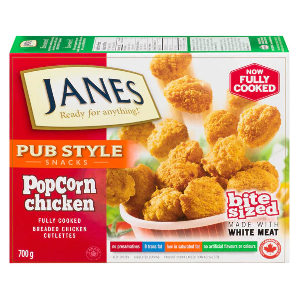 Janes Pub Style Popcorn Chicken 700g