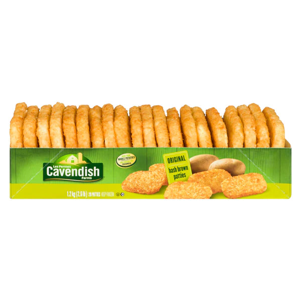 Cavendish Potato Patties 1.2KG