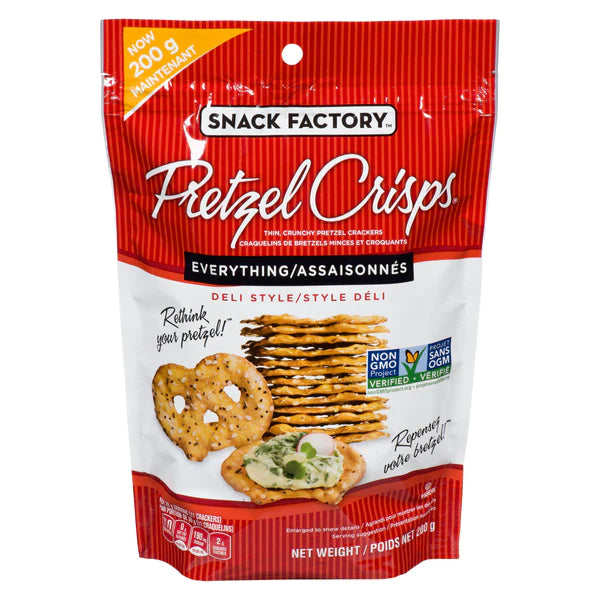 Snack Factory Pretzel Crisp's Everything (200g)